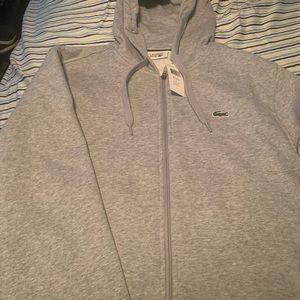 Brand New with tags Lacoste Sport Mens Zip Up Hoodie Sz 8 3XL